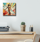 Coastal Crest Canvas Art - Beyond T-shirts